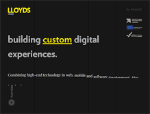 Tablet Screenshot of lloyds-design.com